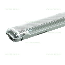 Corp Tub LED T8 2x60cm Clar IP65 Tuburi Incluse